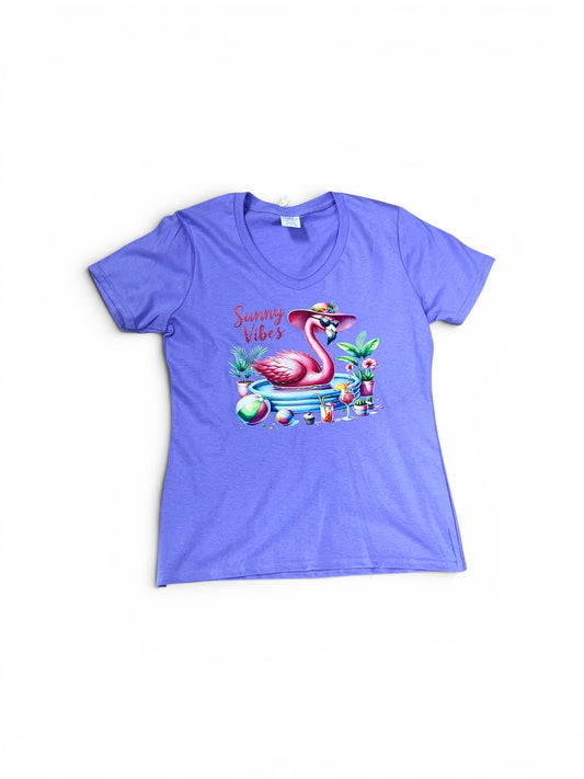 Sunny Vibes Purple Shirt