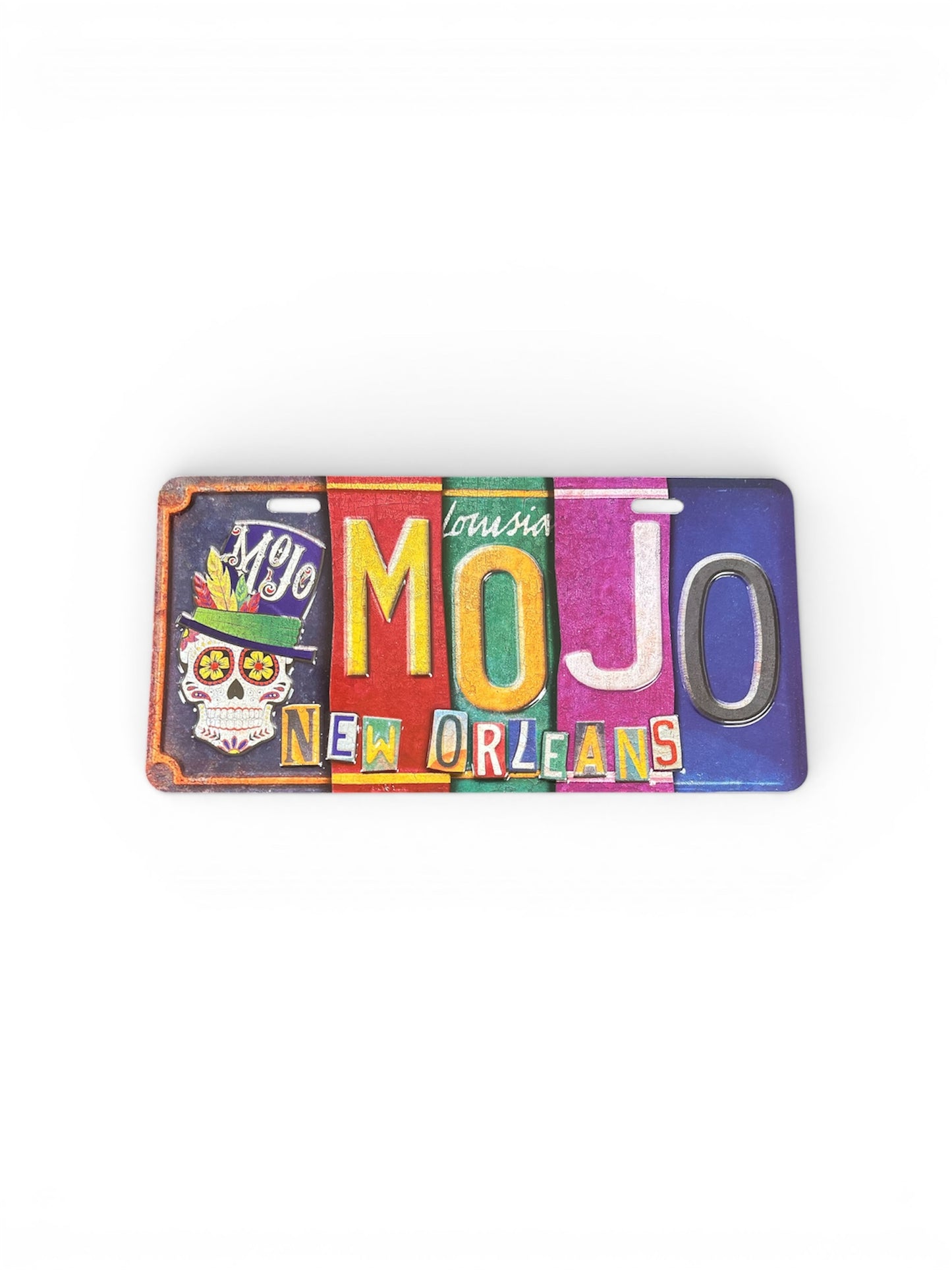 Mojo Metal License plate