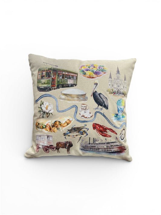 Nola Icon Pillow