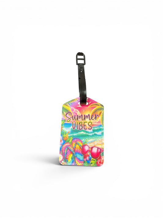 Summer Vibes Luggage Tag