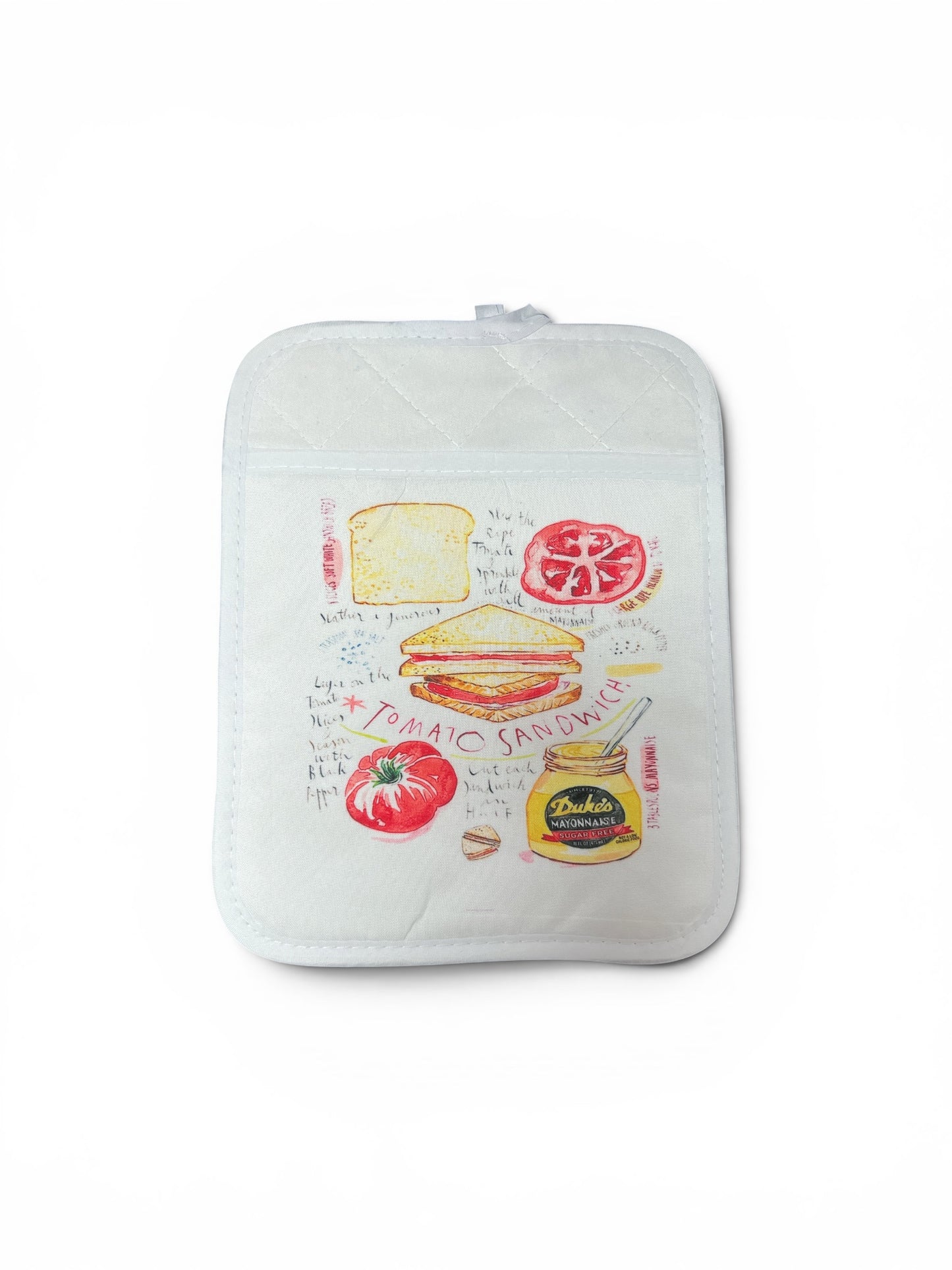 Recipe Pot Holders with pocket