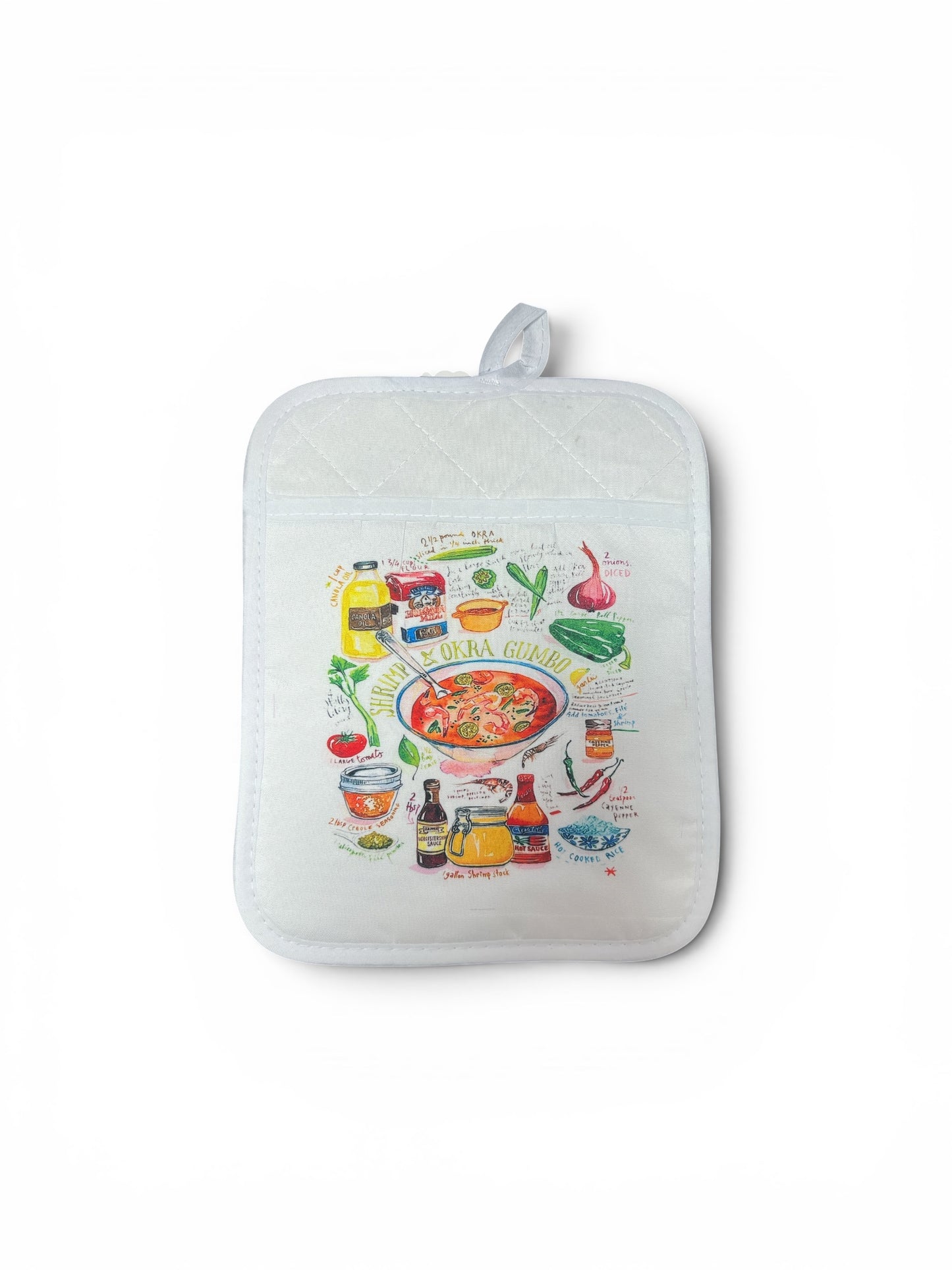 Recipe Pot Holders with pocket