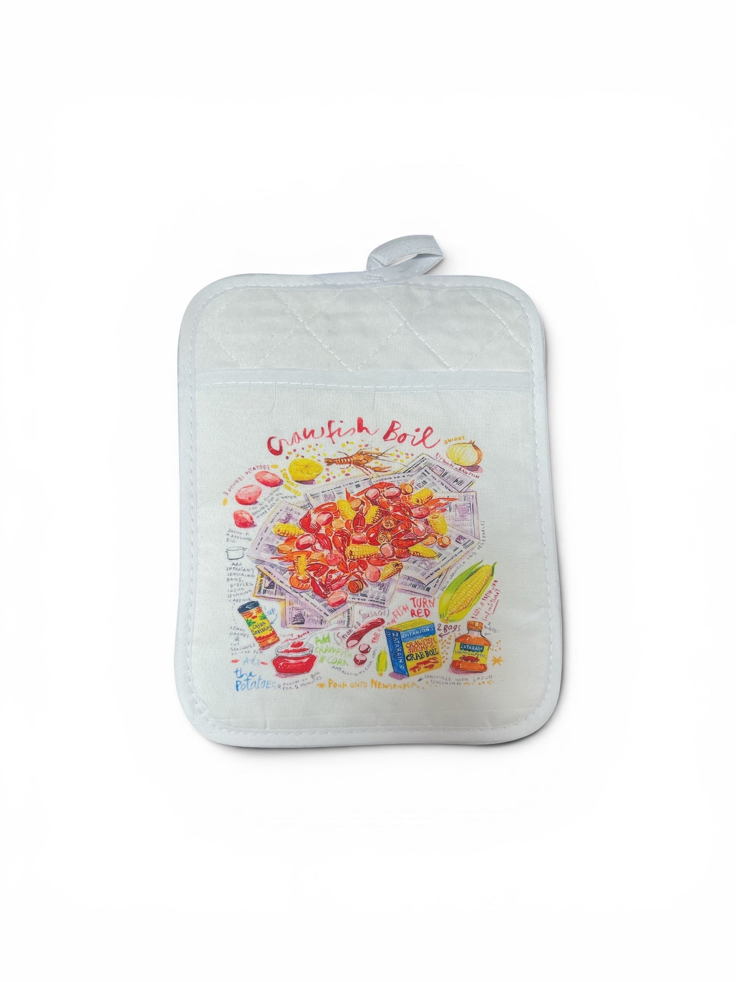 Recipe Pot Holders with pocket