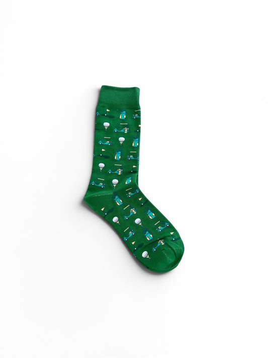 Golf Print Socks