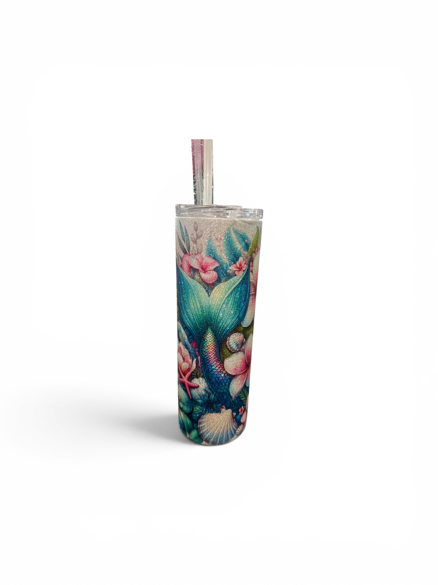 Mermaid Tail Glitter Tumbler