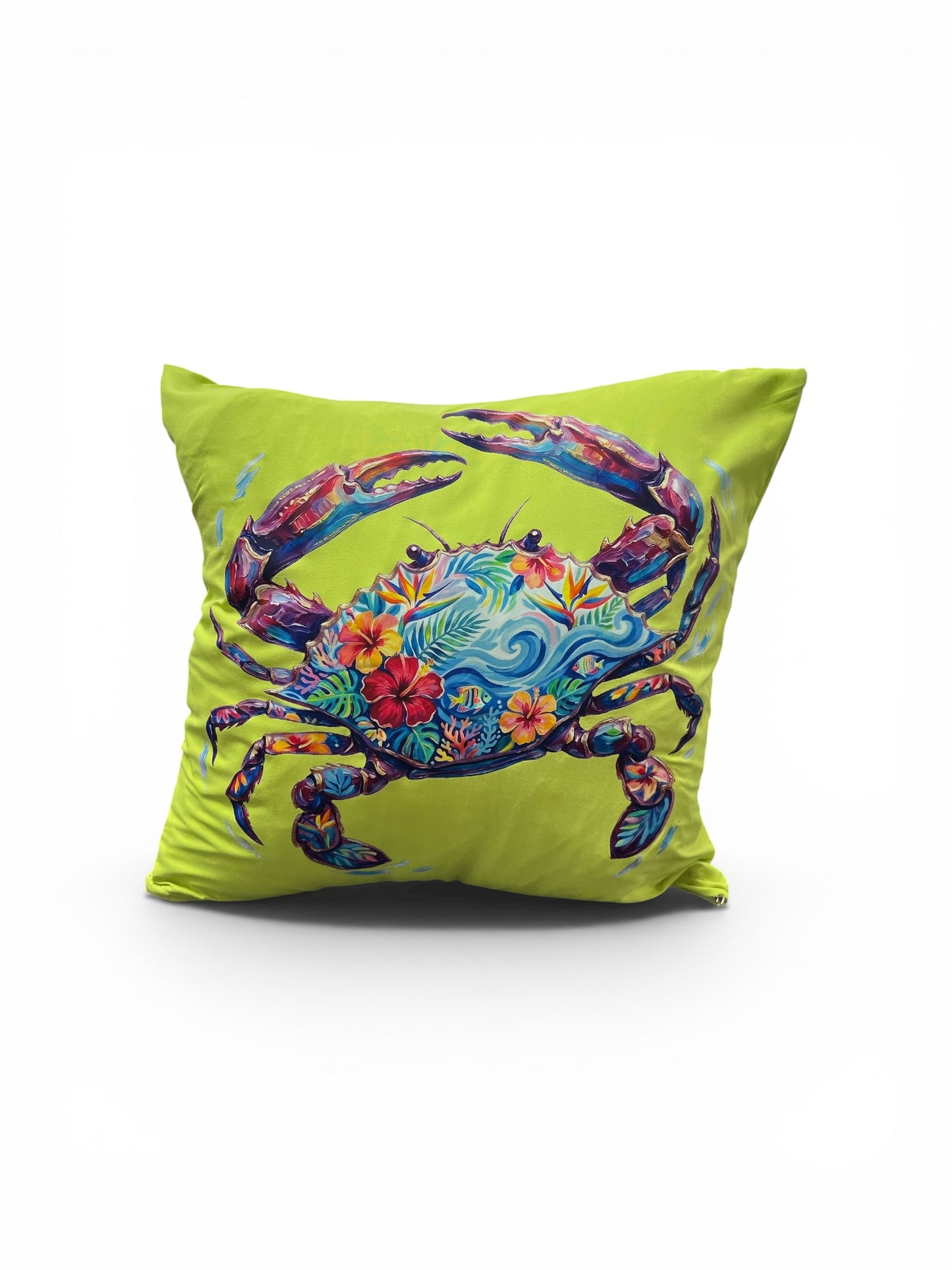 Floral Crab Pillow