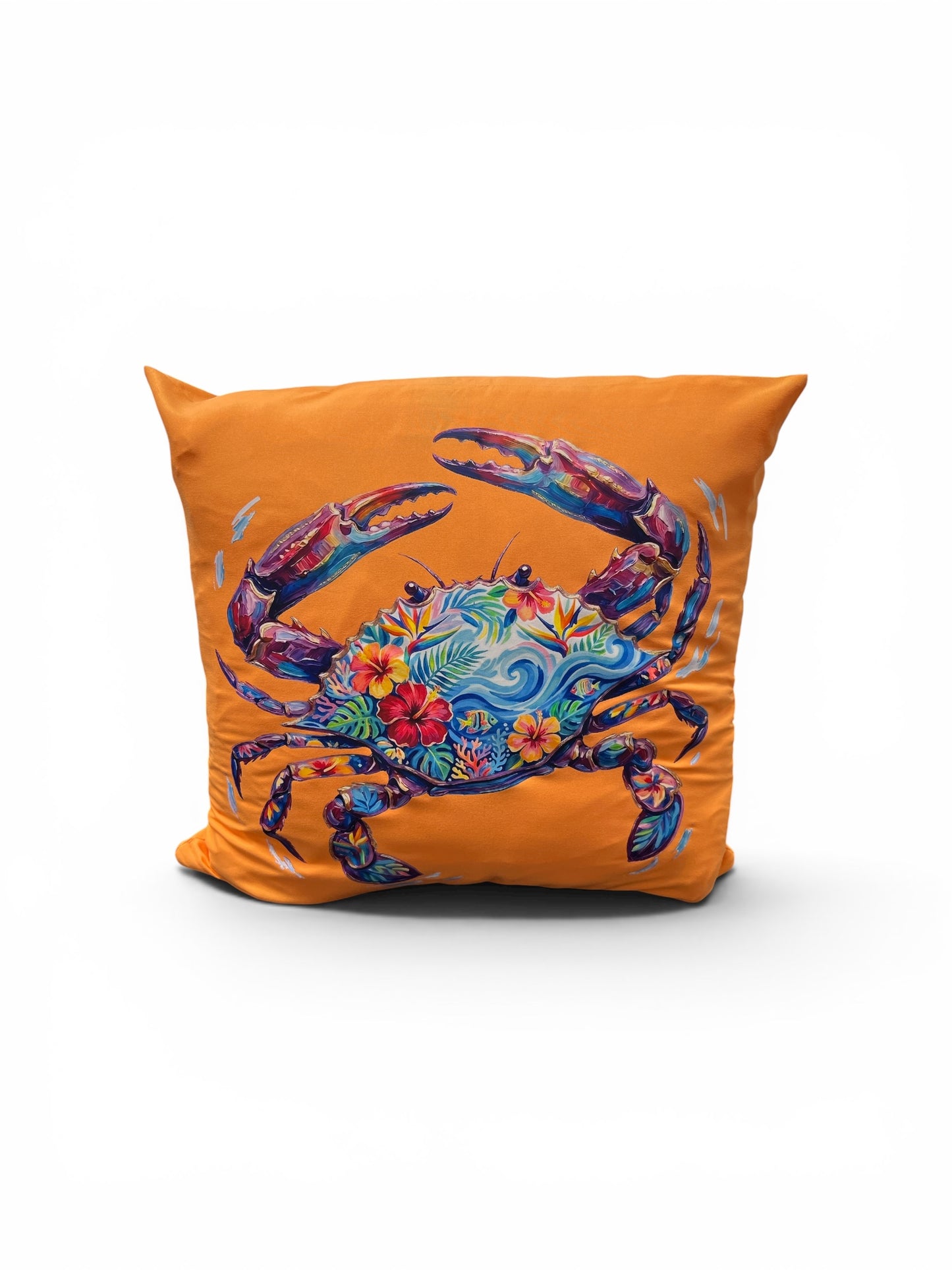 Floral Crab Pillow