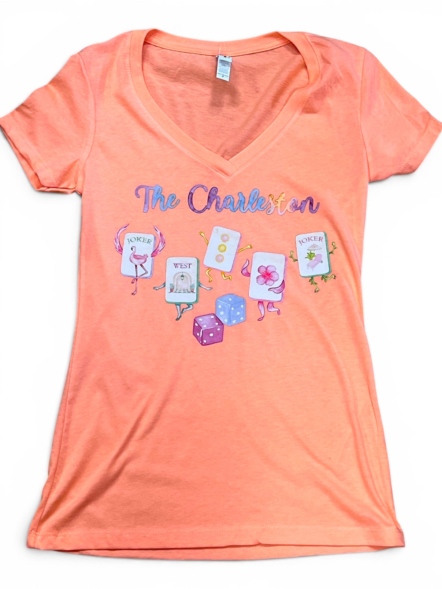 The Charleston Coral Shirt