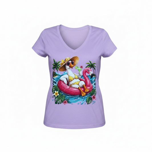 Goose on the Loose Purple Shirt