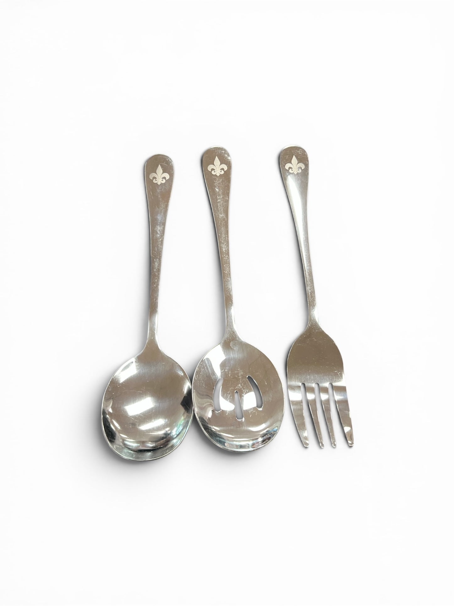 3pcs Fleur De Lis Serving Set