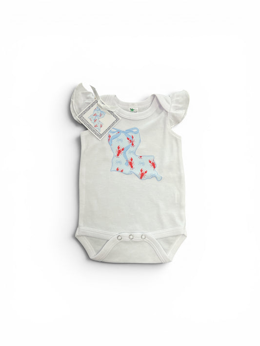 LA Crawfish Girl Onesie