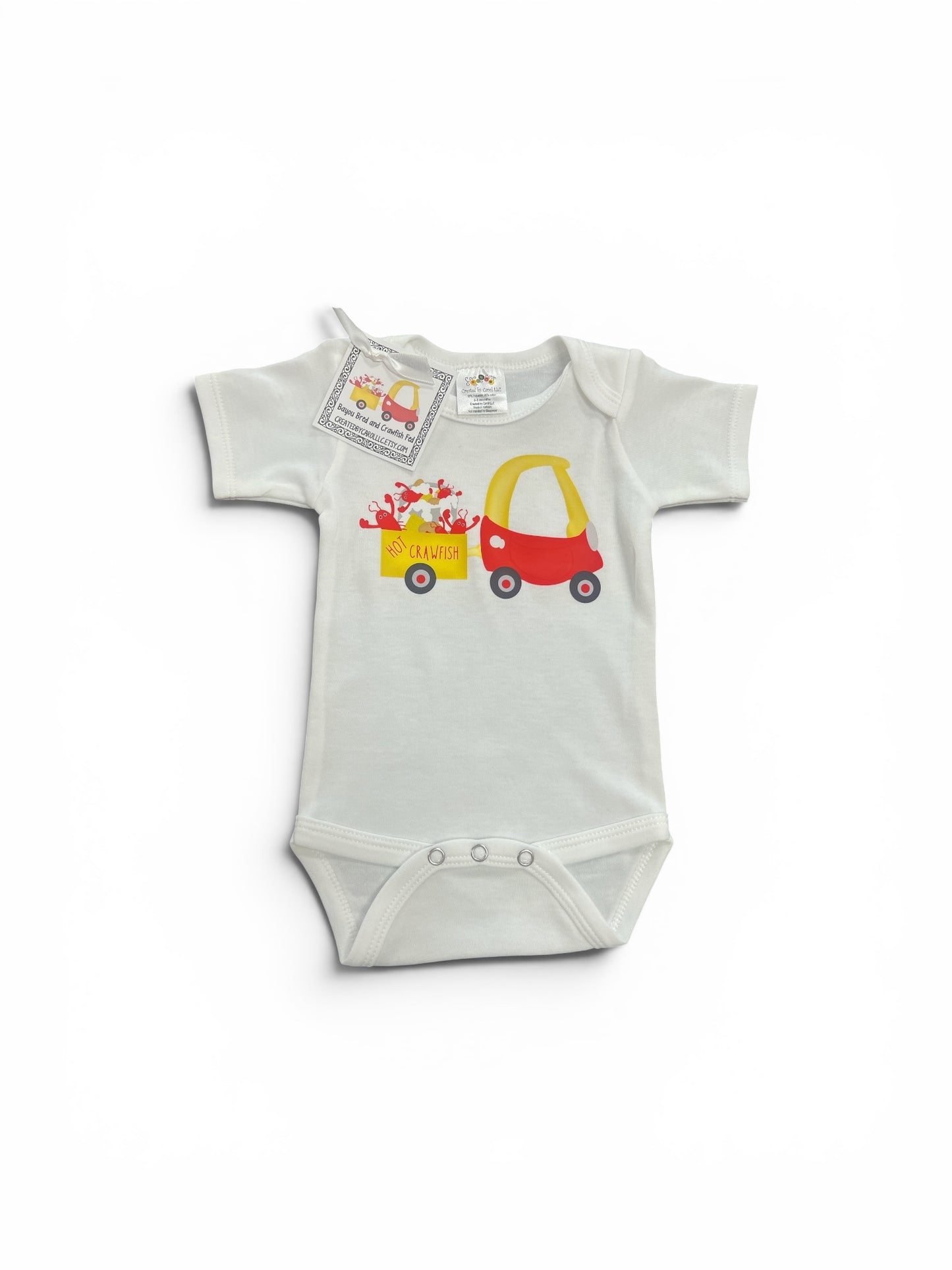 Hot Crawfish Buggy Onesie