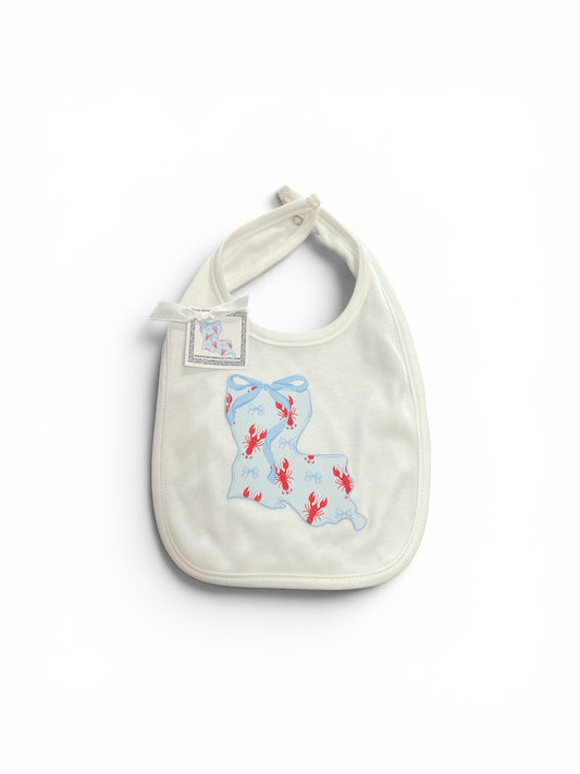 LA Crawfish Baby Bib