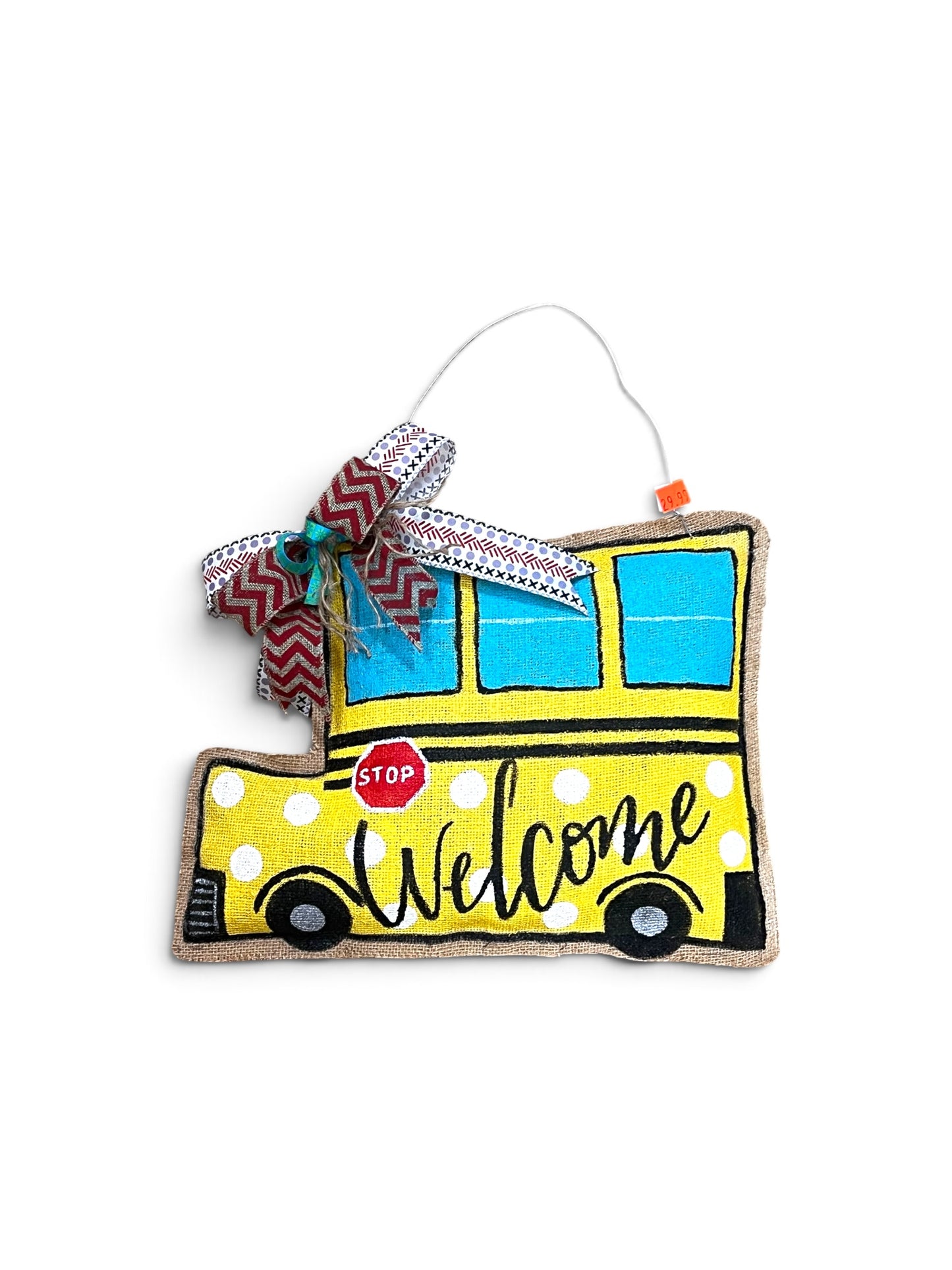 School Bus Door Hanger