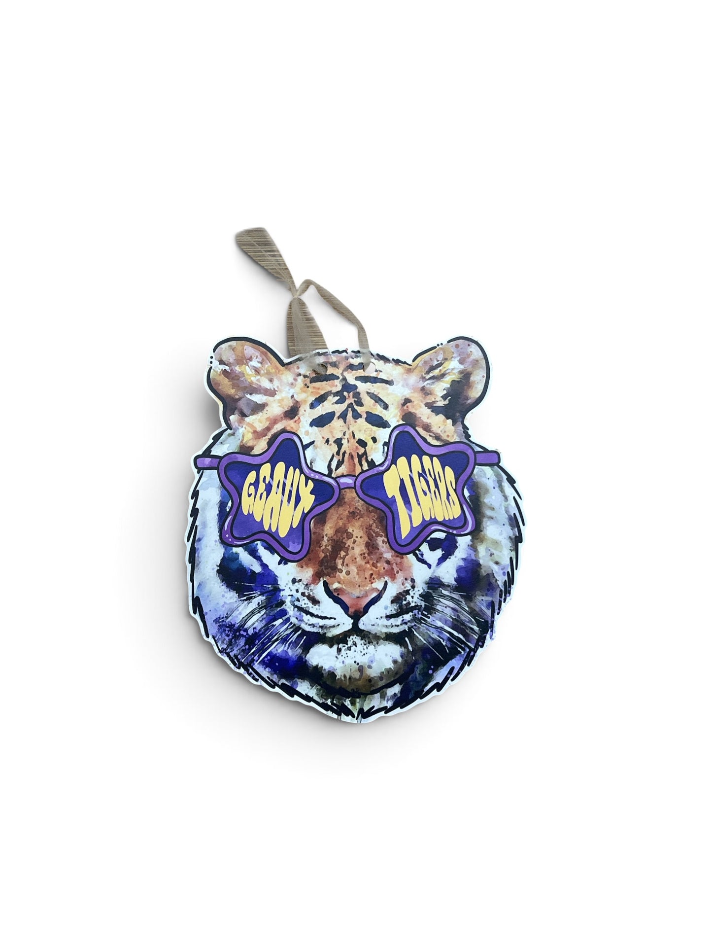 Go Tigers Door Hanger