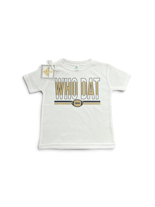 Who Dat Toddler Boy Shirt