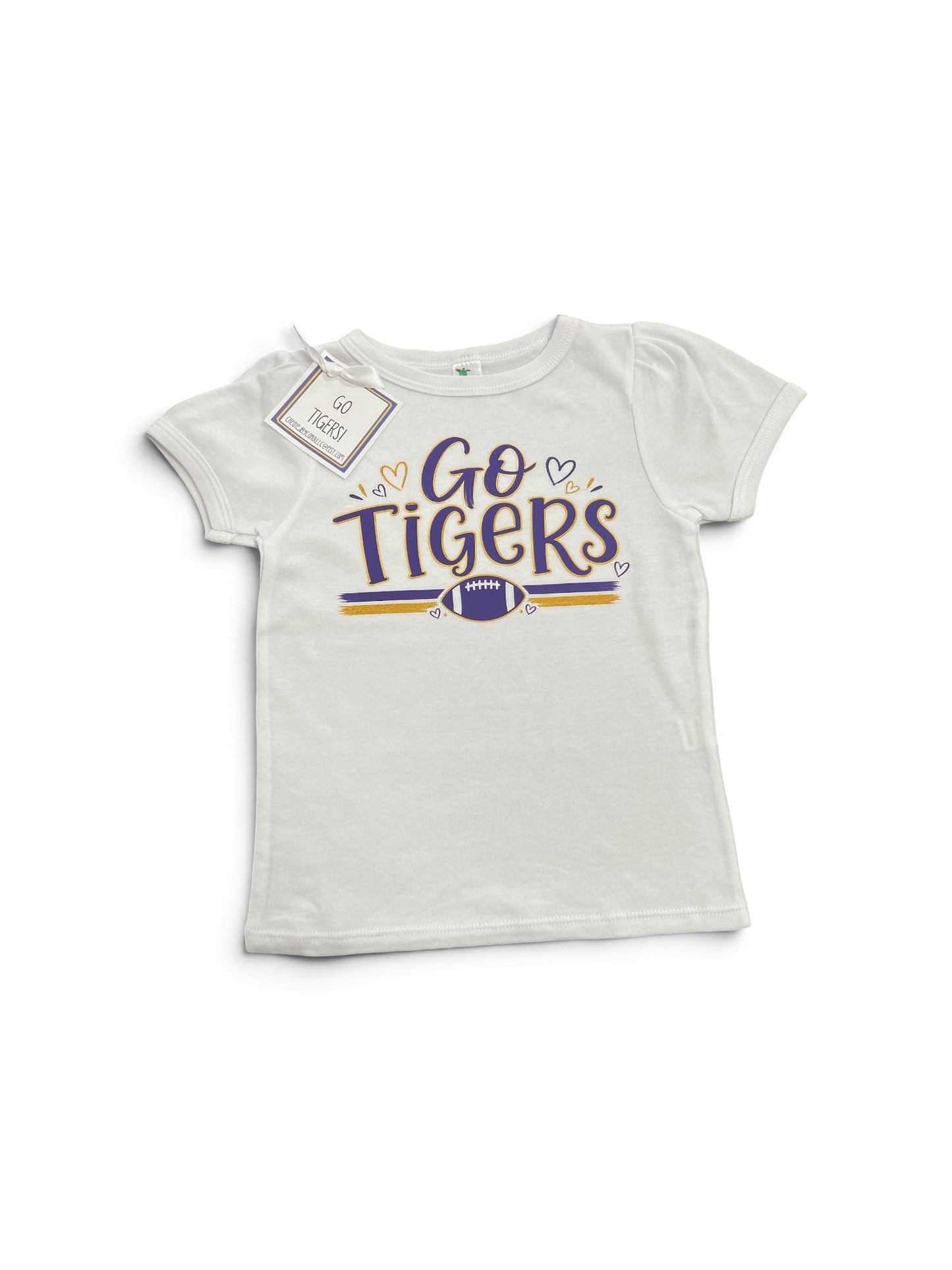 Go Tiger Toddler Girl Shirt