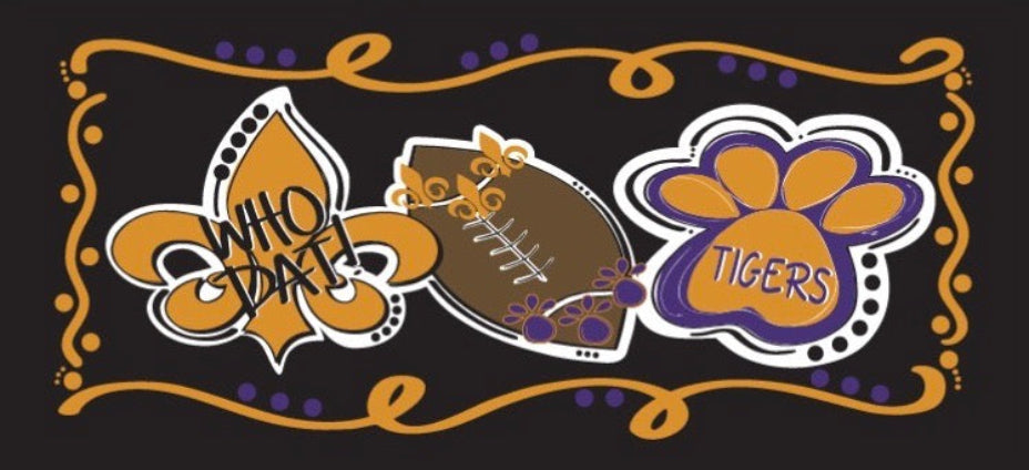 Saint/LSU Switch Mat
