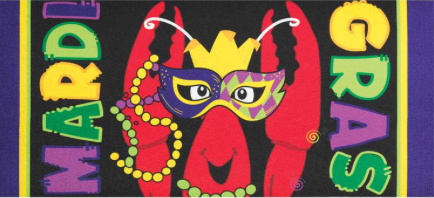 Mardi Gras Crawfish Switch Mat