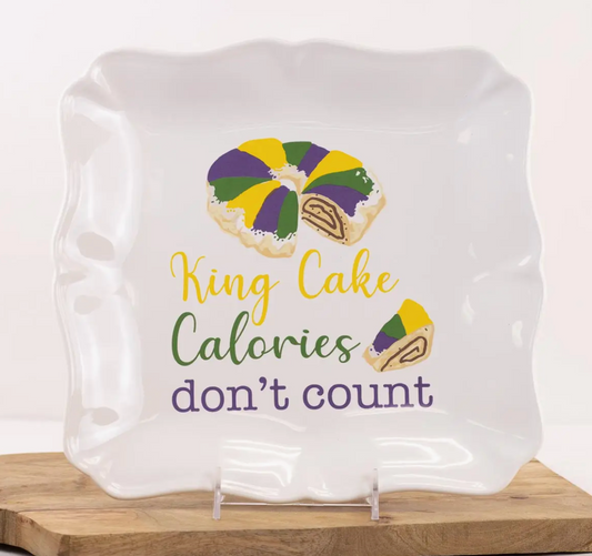 King Cake Calories Platters