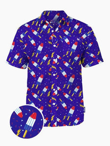 Apparel - Button Down Bomb-pop shirt