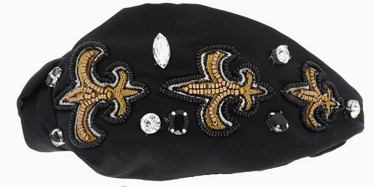 Accessories - Cotton Fleur De Lis Headband