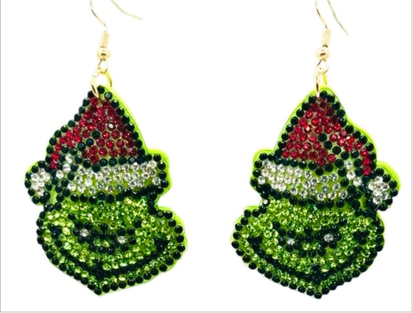 Accessories - The Grinch Earrings