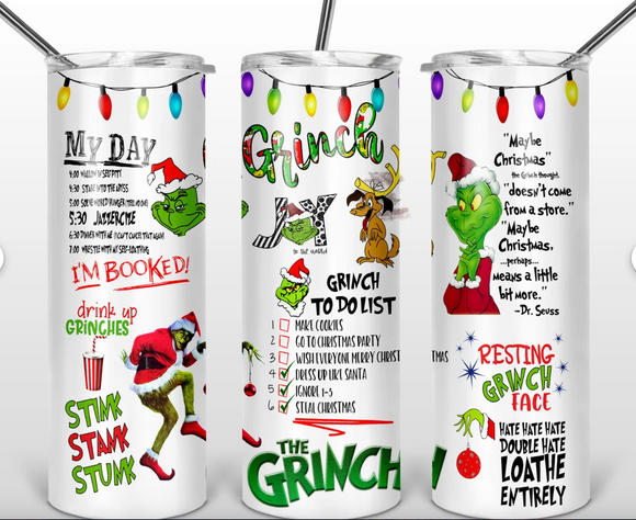 Tumblers - The grinch tumbler