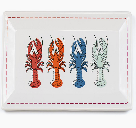 Crawfish season rectangle platter