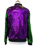 Apparel - Mardi Gras color block jacket