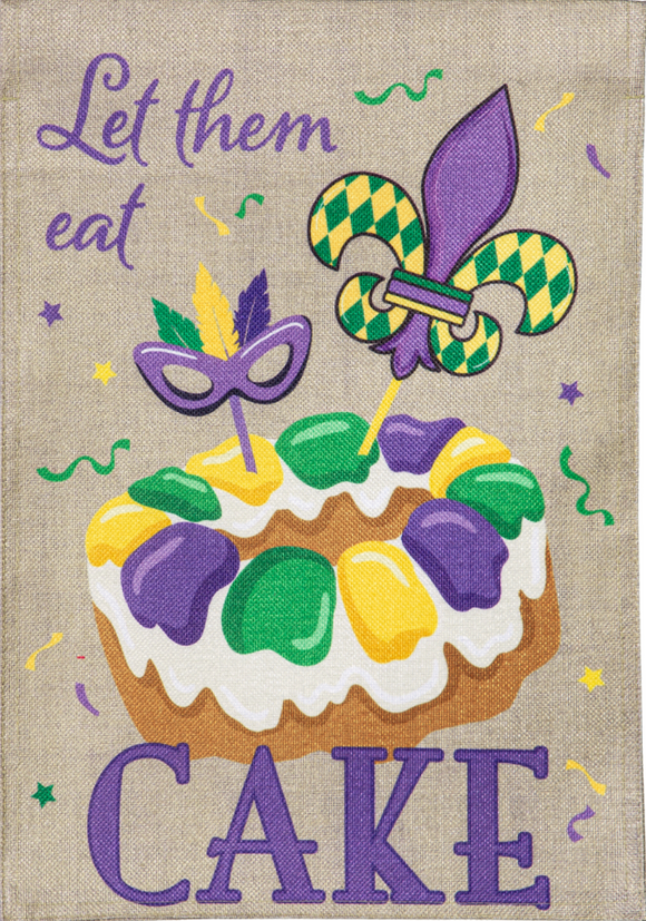 Flags - Mardi Gras King Cake