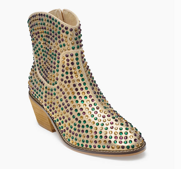 Mardi Gras Multicolor Boot