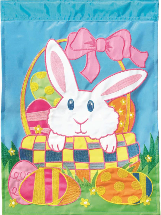 Easter Bunny Garden Flag