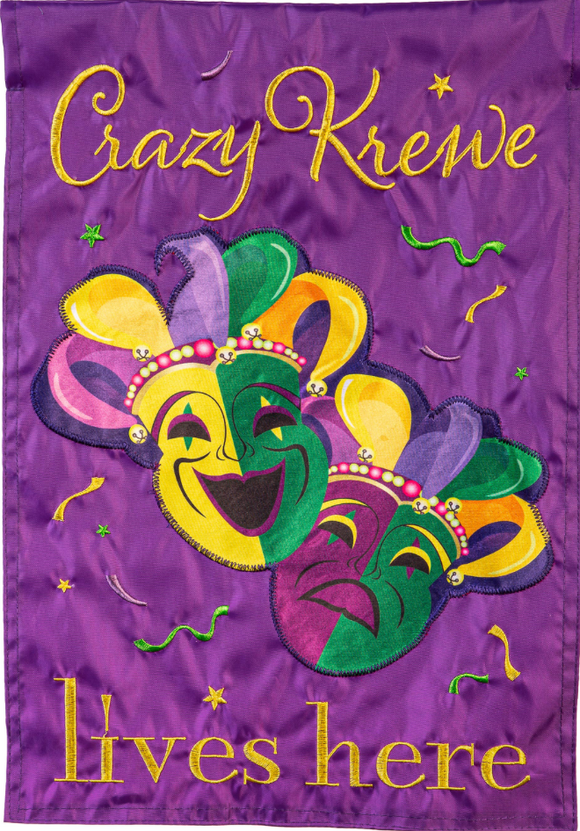 Crazy Krewe lives here flag