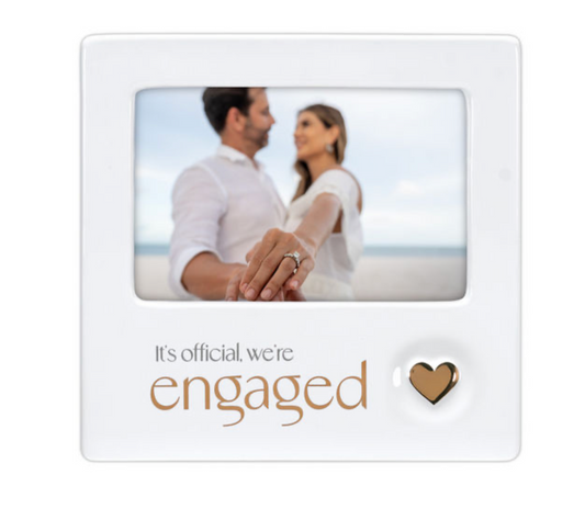 It's official we're engaged Picture Frame