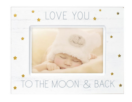 Love you to the moon and back picture frame