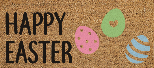 Happy Easter coir switch mat