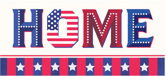 Red white and blue home switch mat