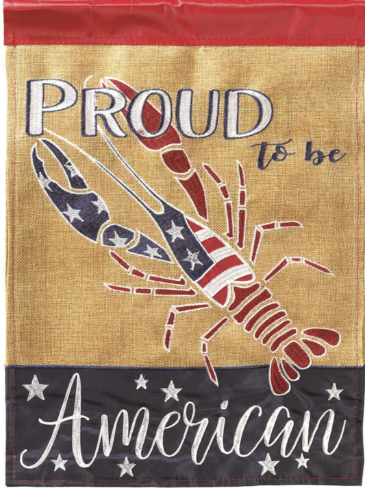 Proud to be an American House Flag