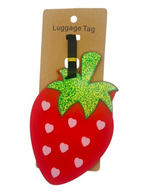 Strawberry Luggage Tag