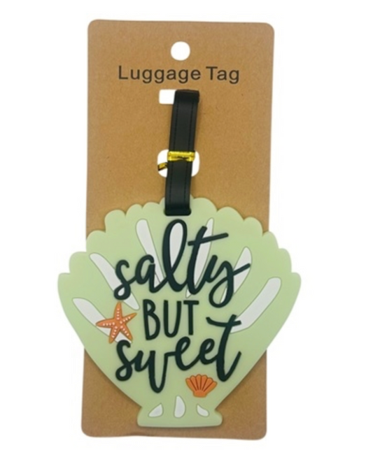 Salty but sweet luggage tag