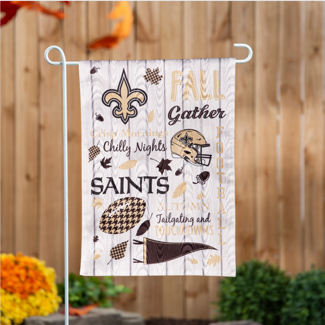 Saints Fall Garden Flag