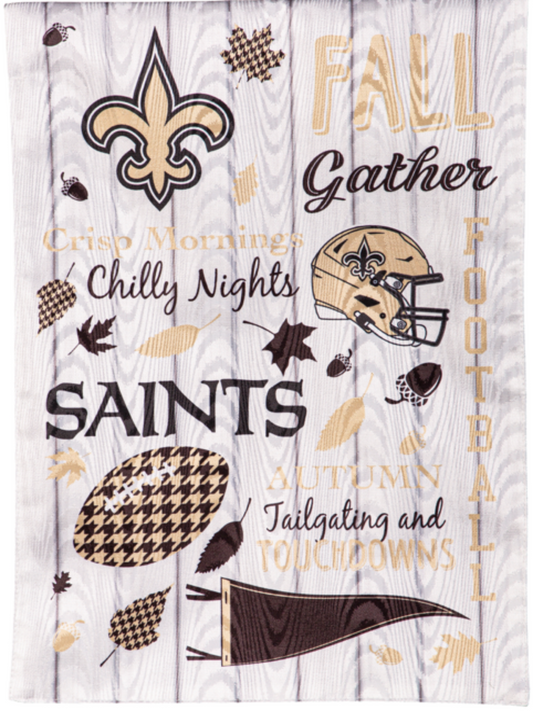 Saints Fall Garden Flag