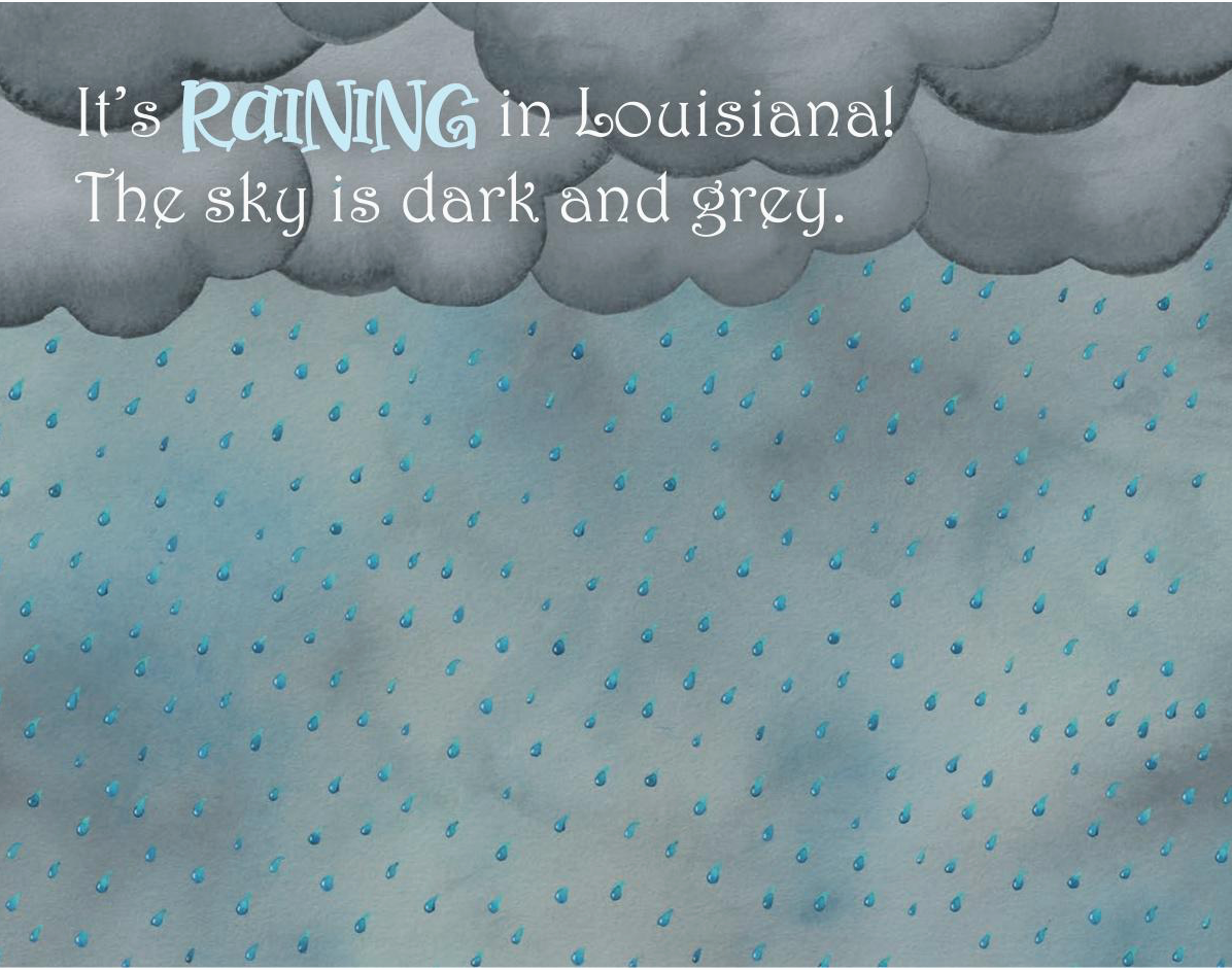 It's Raining in Louisiana Book