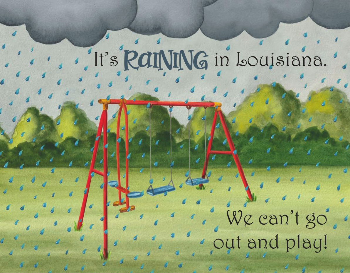It's Raining in Louisiana Book