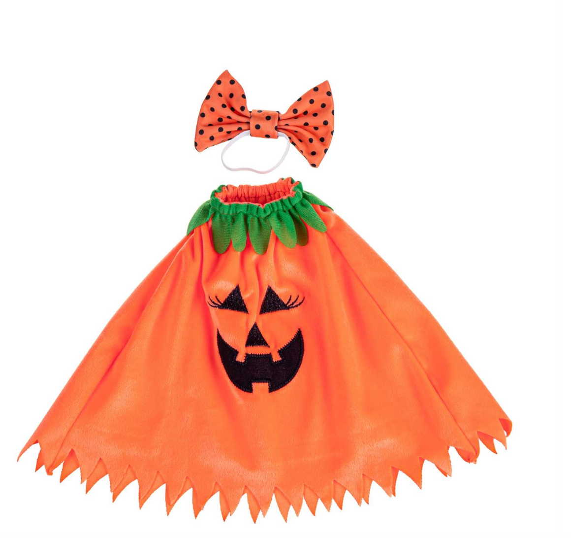 Goose Outfit, Pumpkin Poncho