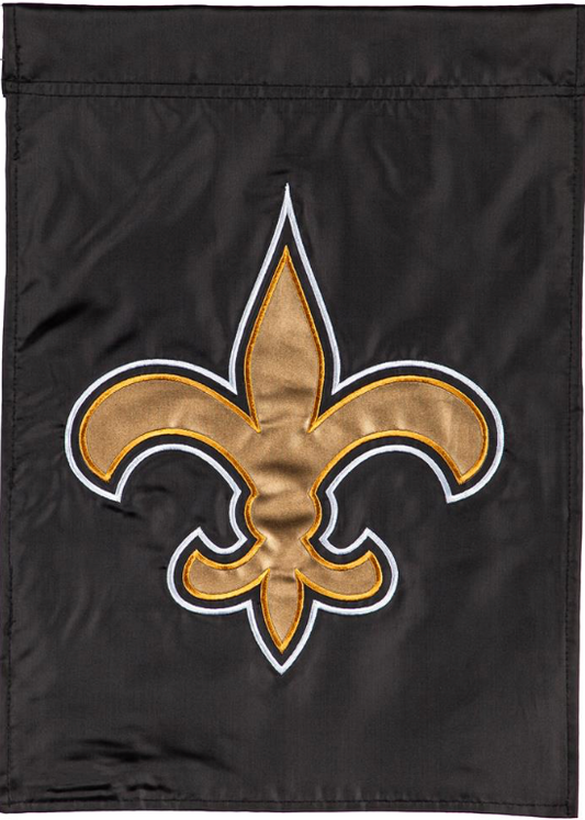 New Orleans Saints Applique Garden Flag