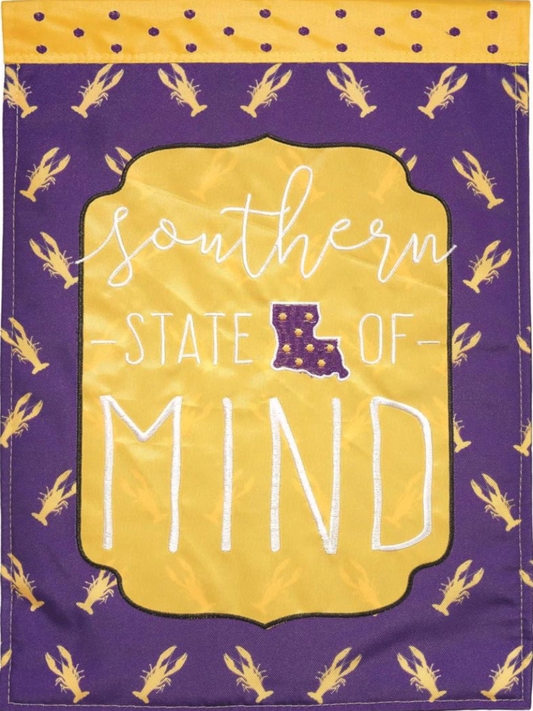 Louisiana State Of Mind Garden Flag
