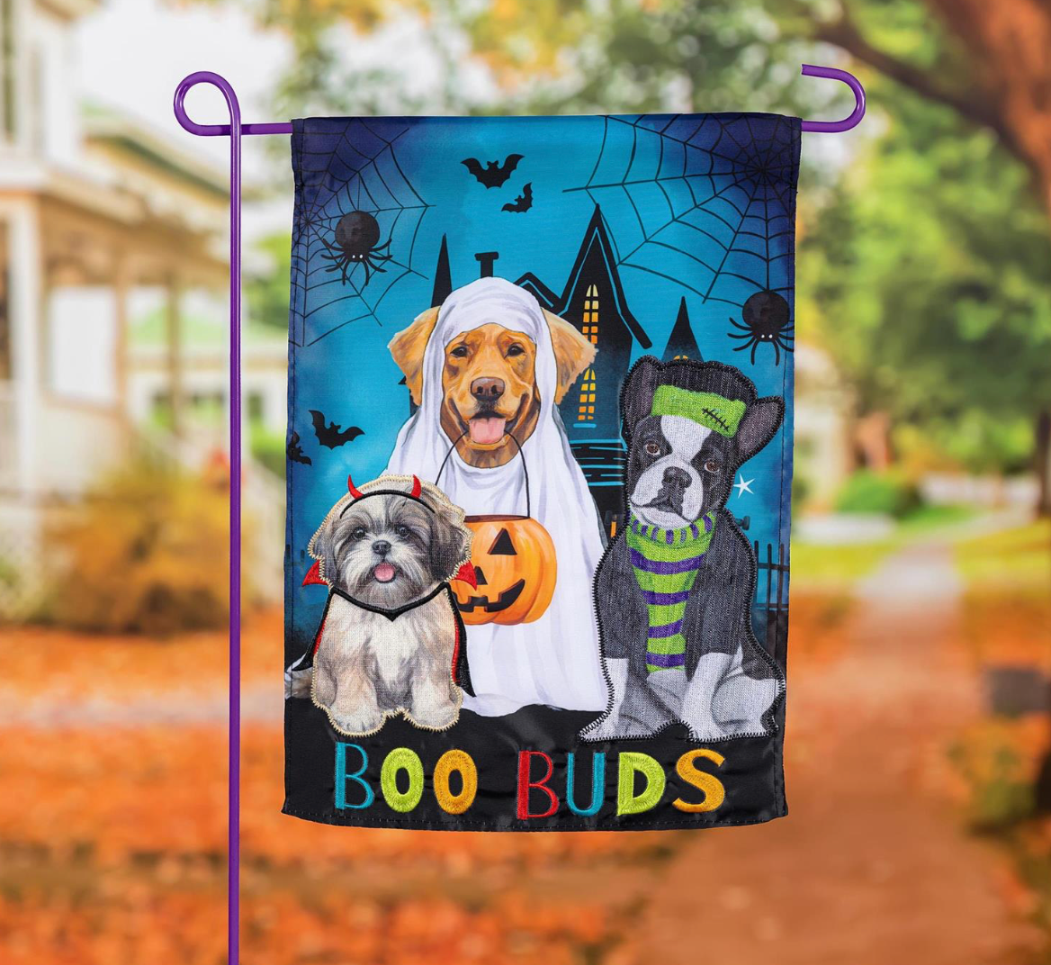 Boo Buds Garden Flag
