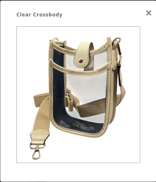 Gold Clear Crossbody